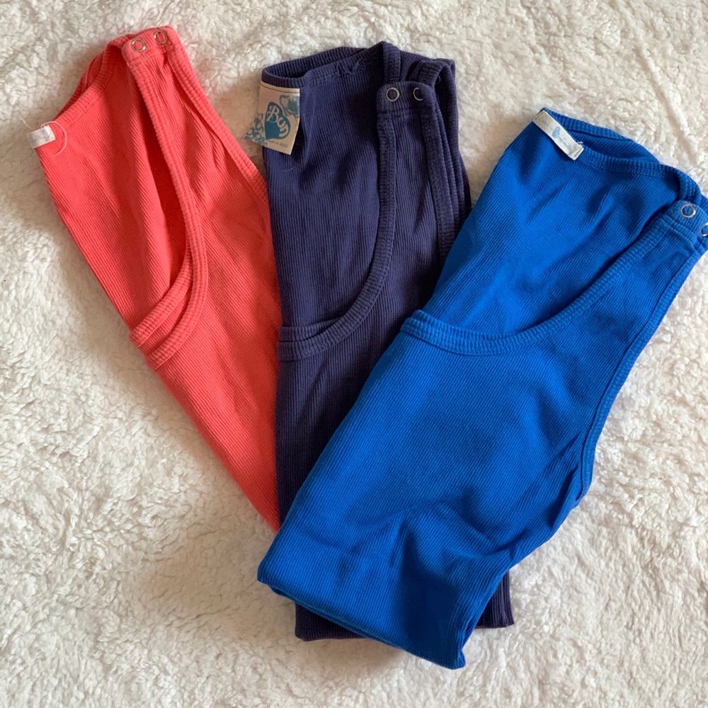 Bundle of three maternity/nursing tank tops